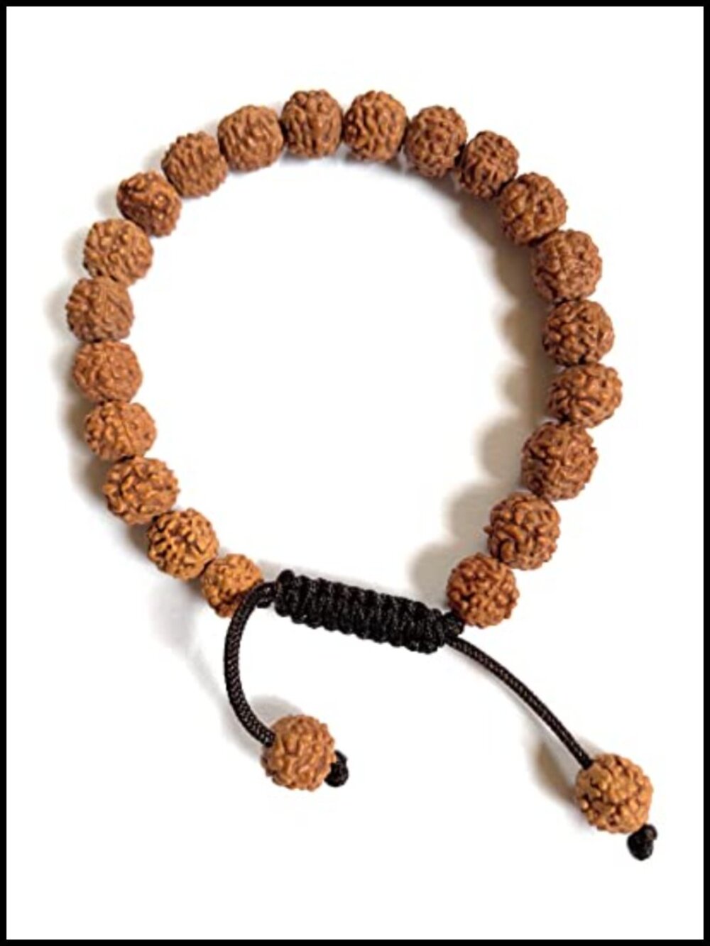 Handmade Rudraksha Mala Meditation Bracelet 21 Beads Yoga